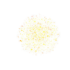 Gold glitter texture, gold confetti, transparency background, sparkle, circular burst, festive