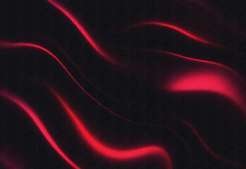 Abstract red neon wave patterns on a dark textured background highlighting energy, motion, and modern digital design suitable for technology, science, and creative branding visuals