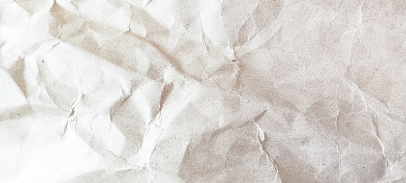 wrinkled crumpled white paper background