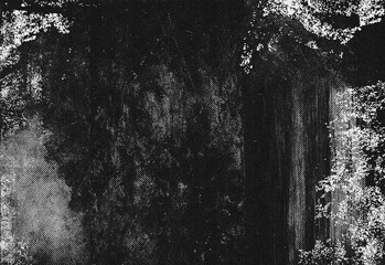 Monochrome grunge texture with weathered concrete and distressed abstract patterns, ideal as a versatile background for graphic design, editorial layouts, and creative artworks.