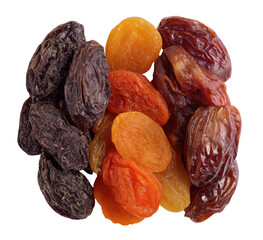 Dried fruit mix of raisins, apricots, and dates