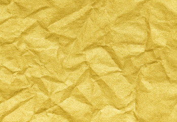 Luxurious gold textured crumpled paper background ideal for branding mockups, packaging design, editorial layouts, banners, social graphics, and upscale promotional materials