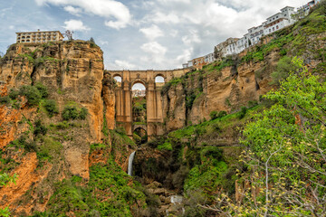 Ronda, Spain. Historic town of Andalusia. Travel and tourism beautiful cities of Spain