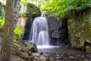 Lumsdale waterfall,Matlock,Derbyshire peak district,England ,UK