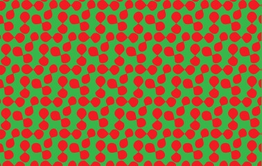 seamless retro pattern with red color elements