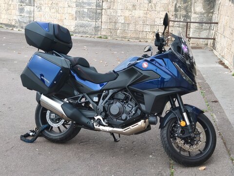 motorcycle on the street