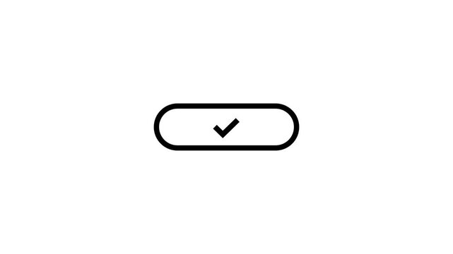 Simple black and white oval button with the word download centered inside on a clean white background