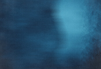 Abstract blue textured background with a dark navy left edge fading into a bright cyan zone, featuring speckled grain and a soft gradient for versatile design and branding use