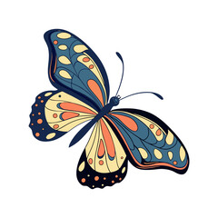 Colorful Butterfly Vector Illustration