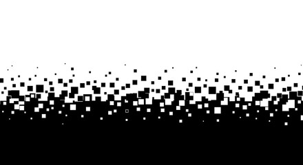 “3D black and white hexagonal cubes, futuristic geometric design, modern abstract pattern.