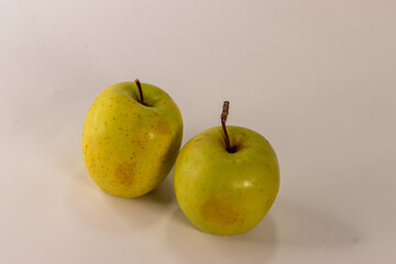 Fresh apples isolated on white background 17