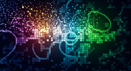 Minimalistic black and white pixel grid background, futuristic digital mosaic pattern, clean geometric abstract texture.