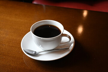 レトロな雰囲気の珈琲