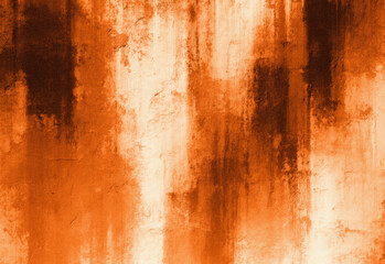 Abstract orange brush stroke texture with vertical streaks and warm terracotta tones, a versatile background design for branding, posters, websites, packaging, graphic projects