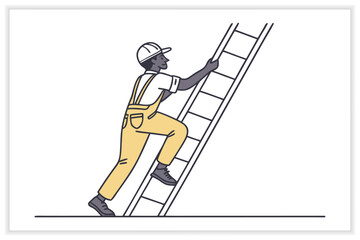 Building and Construction Industry Illustration Set Workers, Tools, and Architecture Vectors