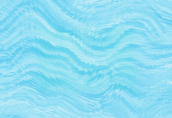 Close-up abstract texture of blue water with ripples and light reflections creating a versatile background suitable for travel, wellness, technology, marketing, and design projects