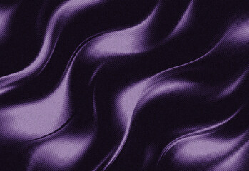 Abstract close up of flowing purple waves and ripples creating a smooth velvet texture with shimmering highlights, a modern digital art background for design projects