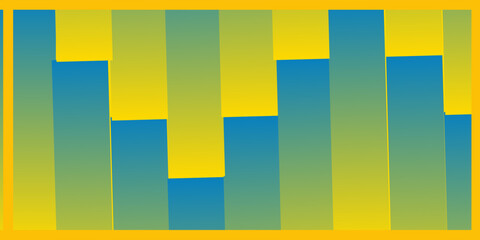 Fresh Orange Yellow Blue Background Banner Vector For PPT Social Media