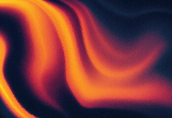 Abstract flowing orange light trails over a dark speckled background, capturing dynamic energy, motion, and luminous creativity for modern design, tech, and artistic visuals