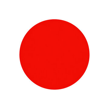 Solid red circle against black background