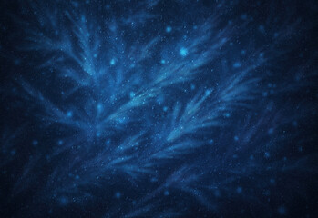 Blue cosmic nebula with bright stars and wispy dust trails across deep space, cinematic background for science, technology, education, and design projects