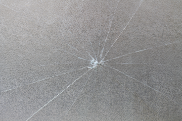 frosted broken glass with impact, transparent png for effect