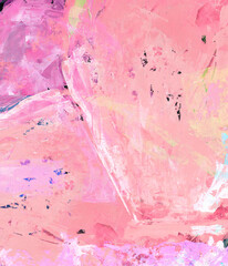 Expression of painting color and brushstroke.  Abstract illustration for background