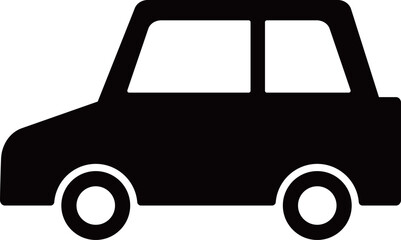 車のアイコン　モノトーン