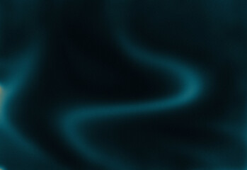 Abstract teal and deep blue background with a smooth turquoise curved ribbon of light sweeping across a dark, textured surface, conveying motion, depth, and modern versatility