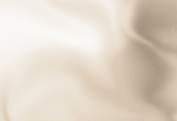 Close up of smooth beige silk fabric with soft light reflections and gentle folds, evoking warmth and luxury, ideal texture for fashion, interiors, design, and editorial imagery