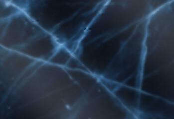Abstract composition of blue network lines across a dark background, illustrating digital connectivity, data flow, and futuristic technology textures for science and innovation