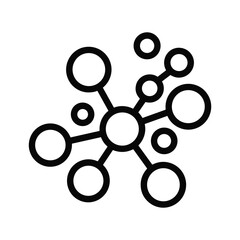 Abstract molecular structure or network