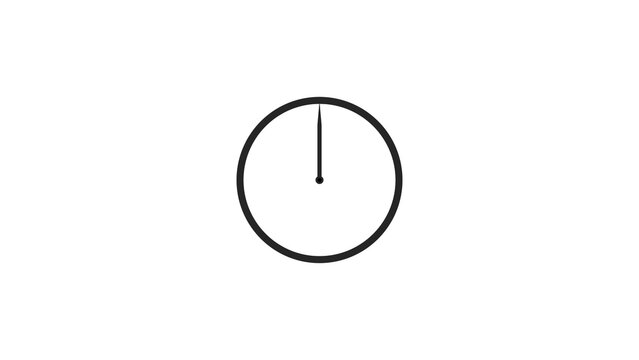 Minimalist abstract oval shape with a single vertical line inside representing a simple clock face or a singular focus point