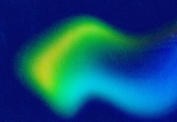 Abstract neon gradient background with swirling lime green shapes and electric blue accents, soft grain texture, ideal for creative design, branding, marketing, website banners