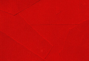 Bold red textured background featuring subtle fabric grain, uneven shading, a rich crimson hue, suitable for graphic design, marketing materials, posters, presentations, and art