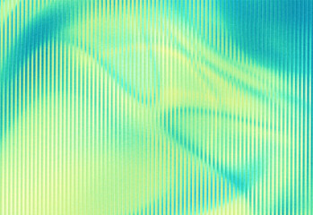 Abstract teal and lime gradient texture featuring diagonal ridges and soft wave patterns, vibrant modern background for technology, branding, and creative design projects