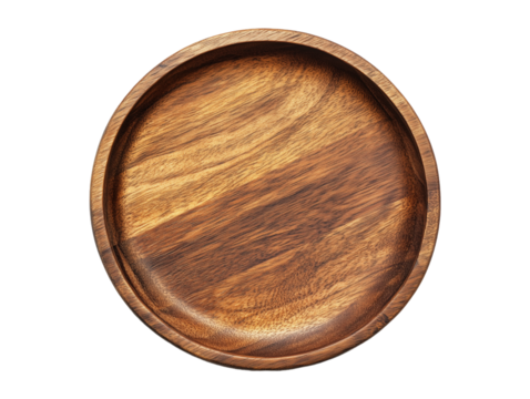 Beautifully crafted wooden plate designed for serving food or displaying items in a stylish manner