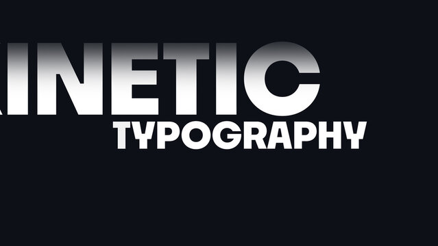 Kinetic Typography