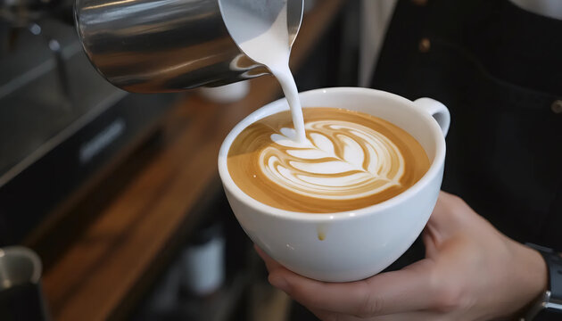 Latte Art Creation | Barista Skill & Coffee Culture | Morning Ritual & Craft Brew

