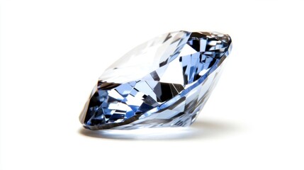 Close-up view of a faceted gemstone.