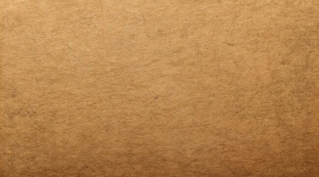 A flat, textured brown paper background with subtle scratches and a neat appearance.