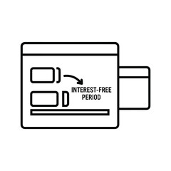 Payment delay window with extension and interestfree period