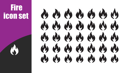 Fire  icon set