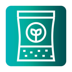 vegetable protein black line icon for digital and print projects.