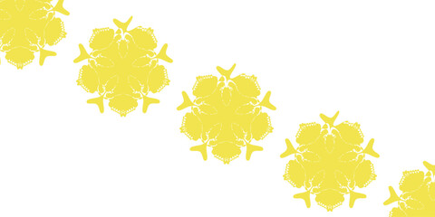 Decoration star on white background