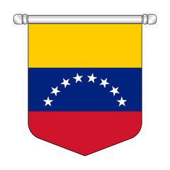 Equatorial Venezuela National Banner Symbol Hanging