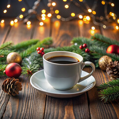 christmas cup of coffee
