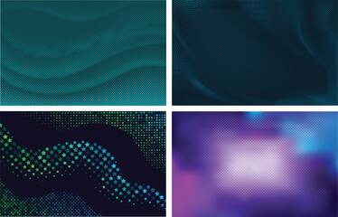 Green Abstract Wave Background