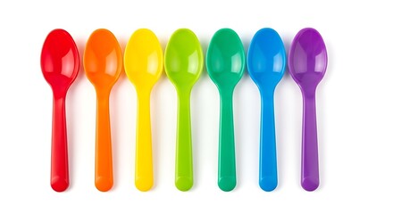 Rainbow Spoons - A Colorful Culinary Collection.