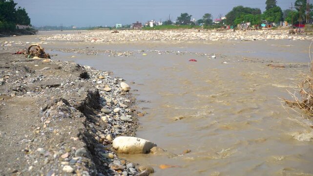 Transformation of Dander River after flood